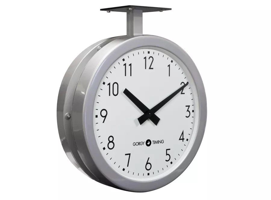 HANDI 620 double-sided analogue clock
