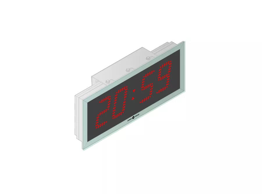 Horloge digitale extérieure LEDI 12