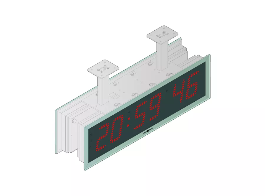 LEDI 12.S outdoor digital clock