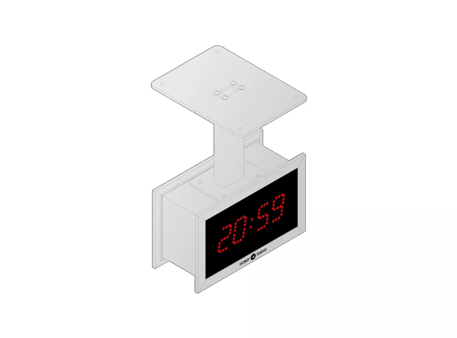 LEDI REVERSO 5 indoor digital clock