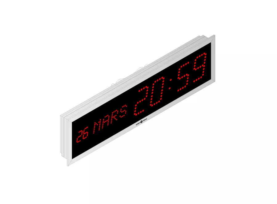 LEDICA 10.M calendar digital clock