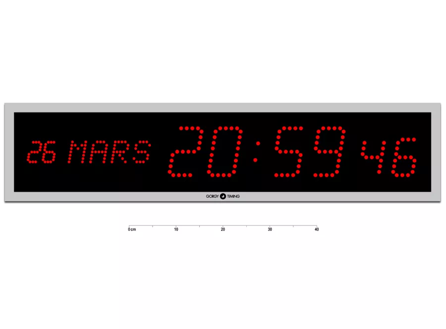 Horloge digitale calendrier LEDICA 10.M.S