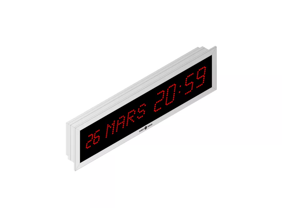 Horloge digitale calendrier LEDICA 7.M 