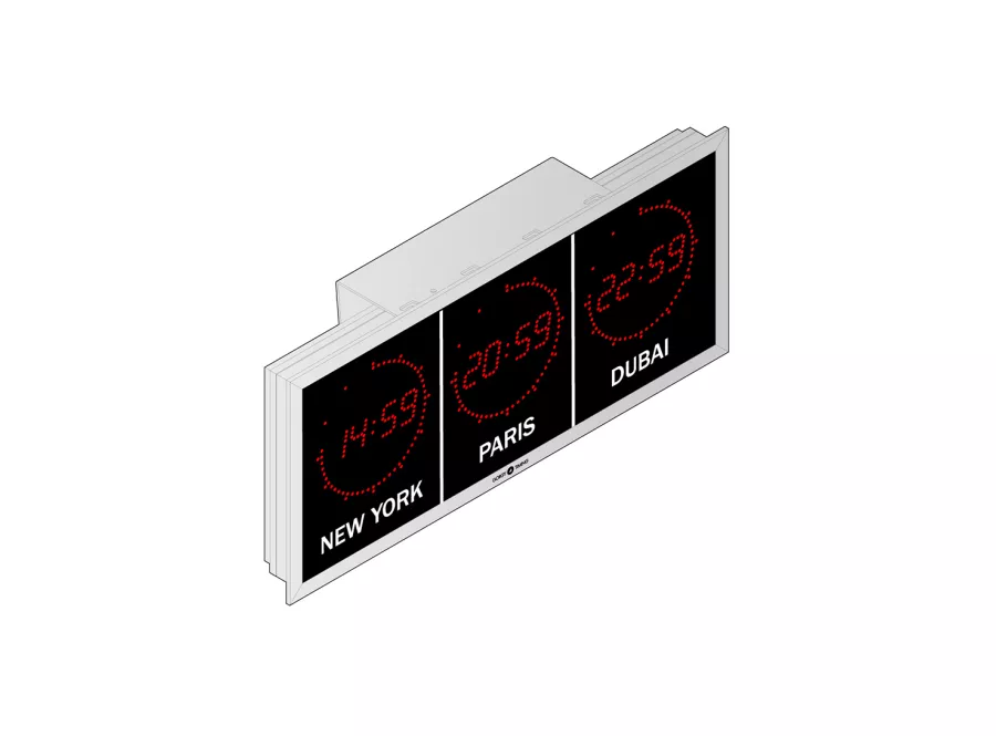 LEDI WORLD 5.60 multizone digital clock