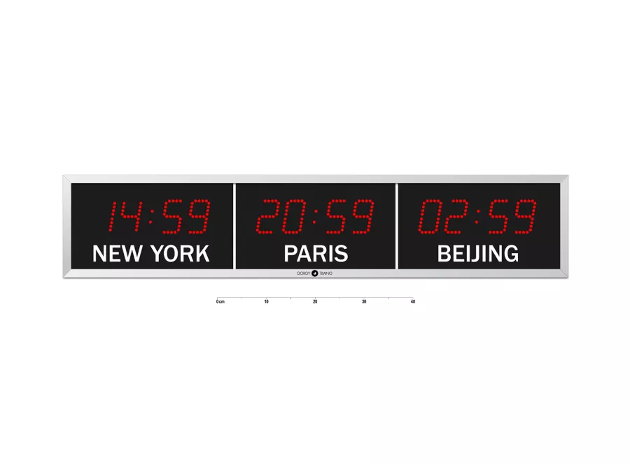 LEDI WORLD 7 multizone digital clock