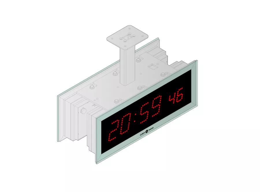 Horloge digitale extérieure LEDI REVERSO 7.S