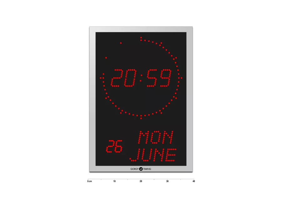 LEDICA ALPHA 7.60.M calendar digital clock