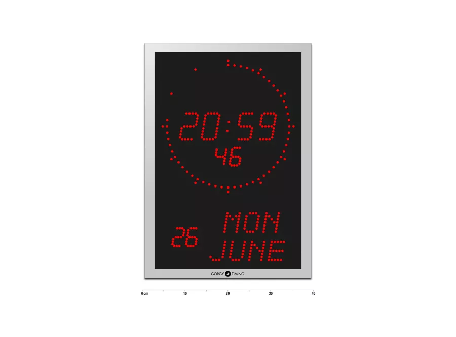 LEDICA ALPHA 7.60.M.S calendar digital clock
