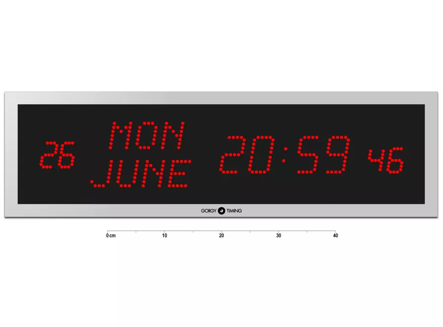 LEDICA ALPHA 7.M.S calendar digital clock