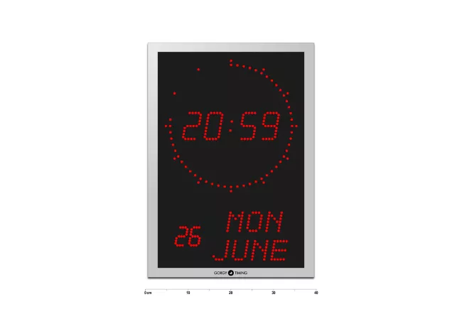 LEDICA ALPHA 7.60.M calendar digital clock