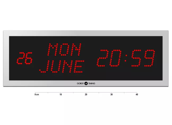 LEDICA ALPHA 7.M calendar digital clock